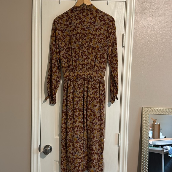 Vintage 1970s silk wrap dress - Picture 4 of 5